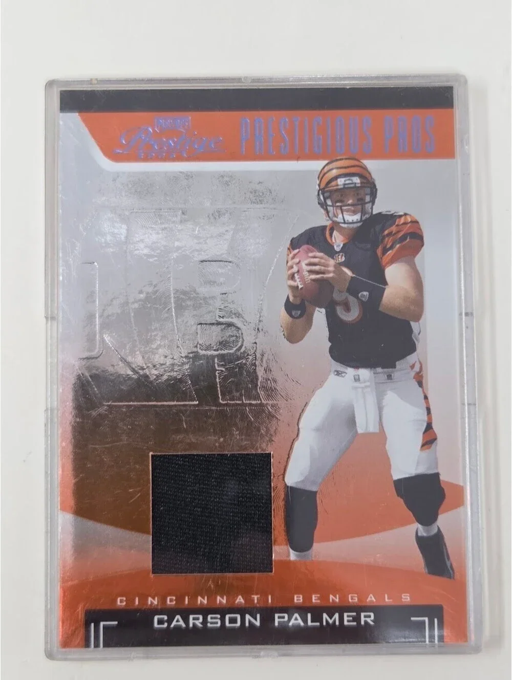 2006 Playoff Prestige Carson Palmer Bengals Jersey Card PP-12 NFL